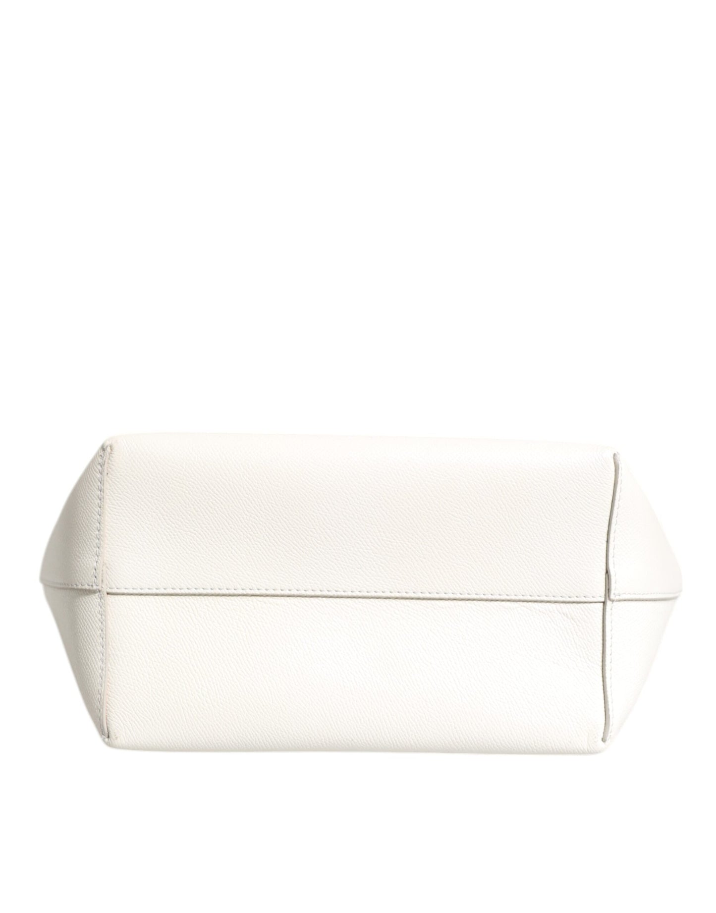 White Leather #DG BEATRICE Top Handle Tote Bag-Dolce & Gabbana-LabelTerrace.com