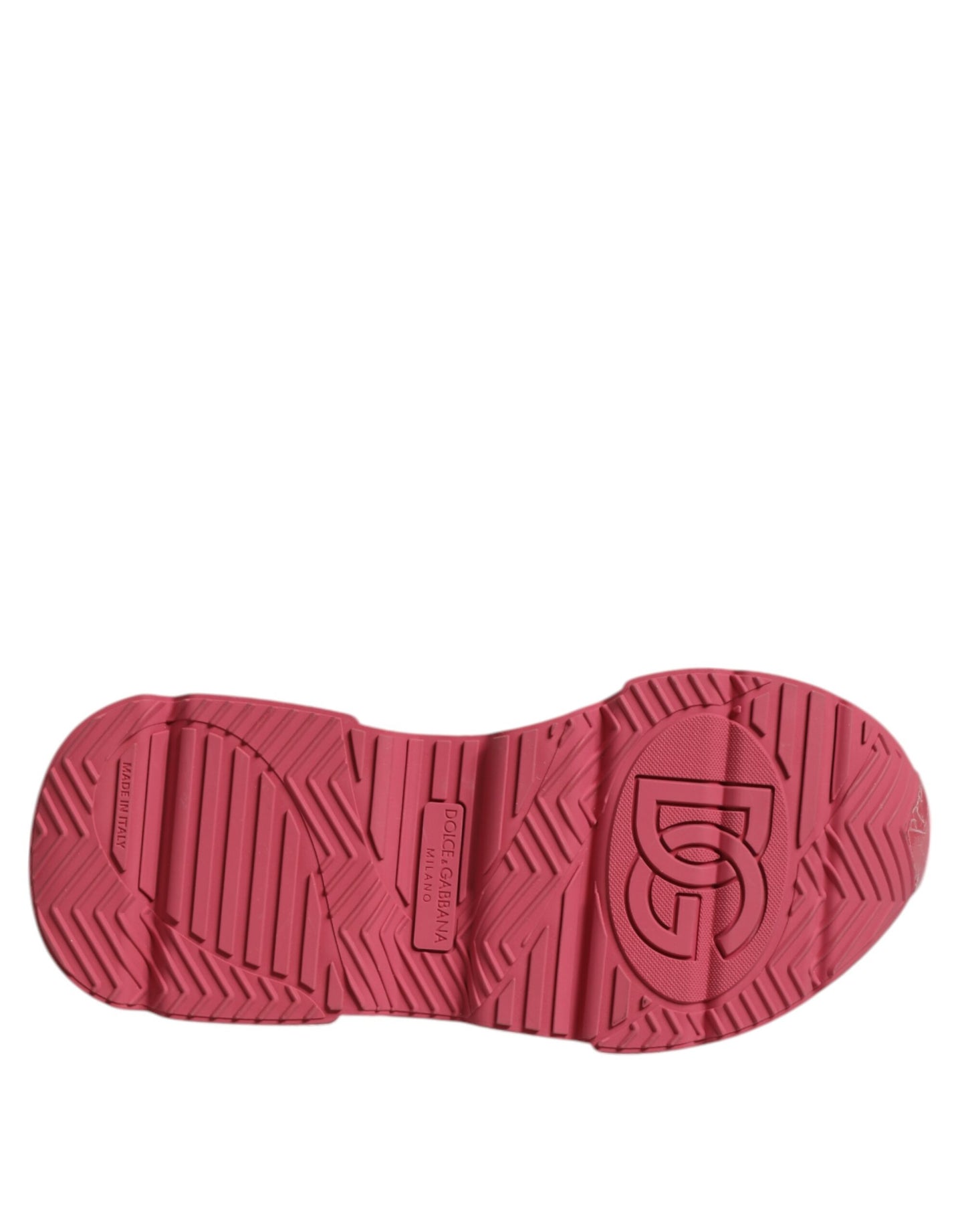 White Pink Daymaster Low Top Sneakers Shoes-Dolce & Gabbana-LabelTerrace.com