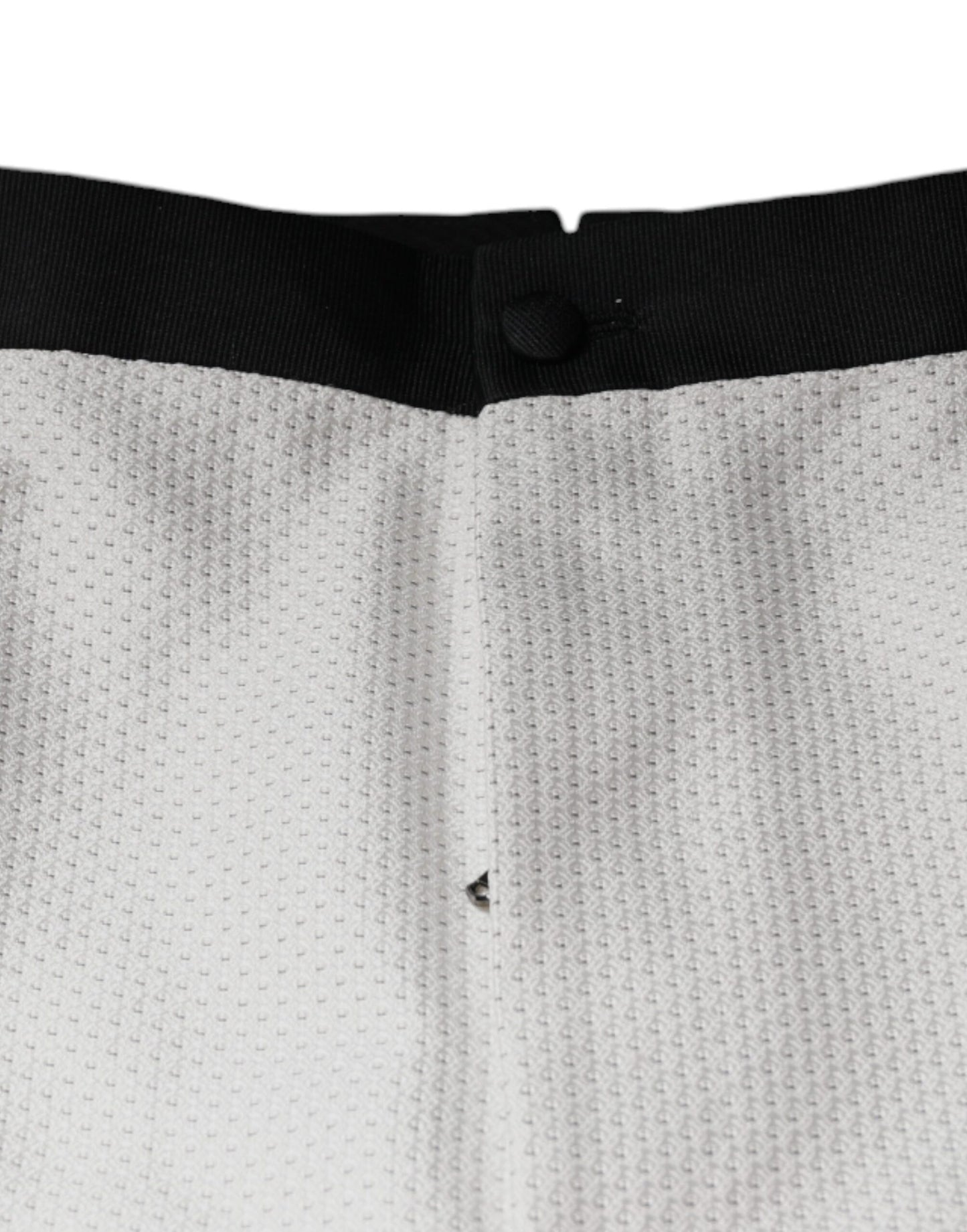 White Polyester Formal Dress Pants-Dolce & Gabbana-LabelTerrace.com