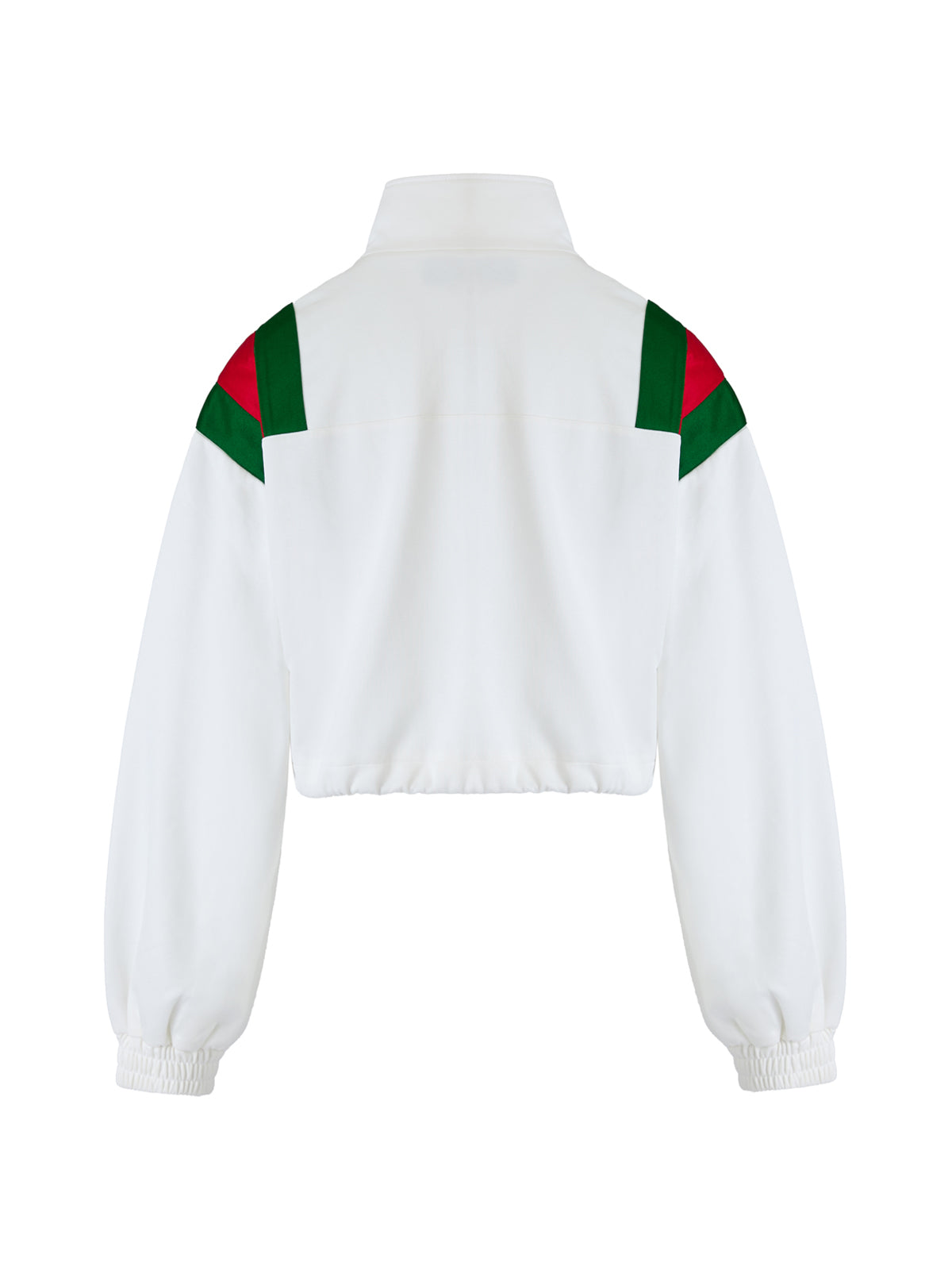 White Polyester Logo Sweatshirt-Gucci-LabelTerrace.com