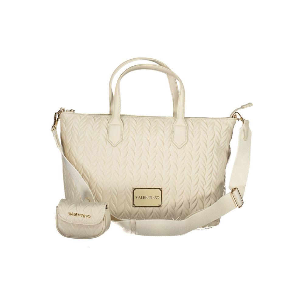 White Polyethylene Handbag-Mario Valentino-LabelTerrace.com