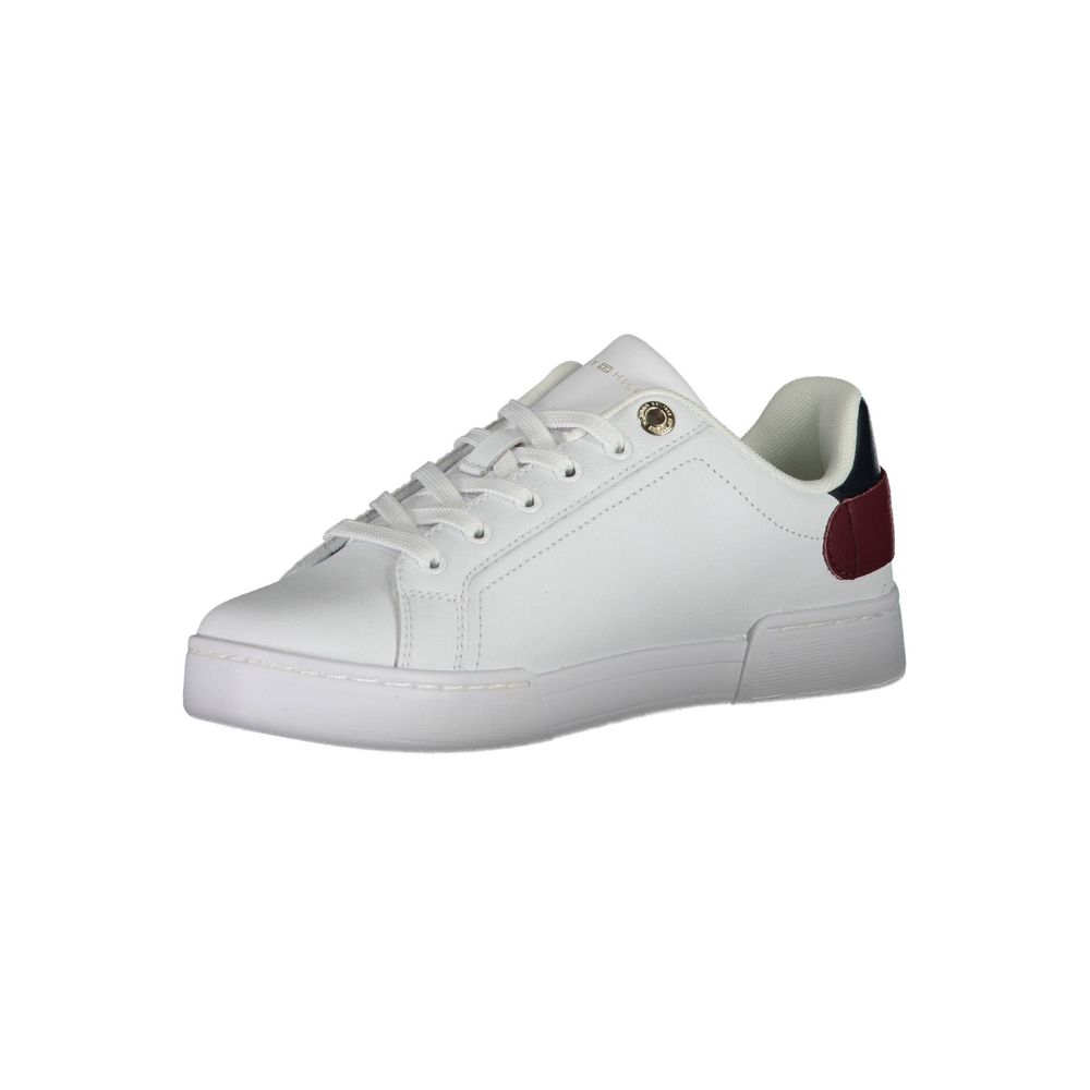 White Polyethylene Women Sneaker-Tommy Hilfiger-LabelTerrace.com