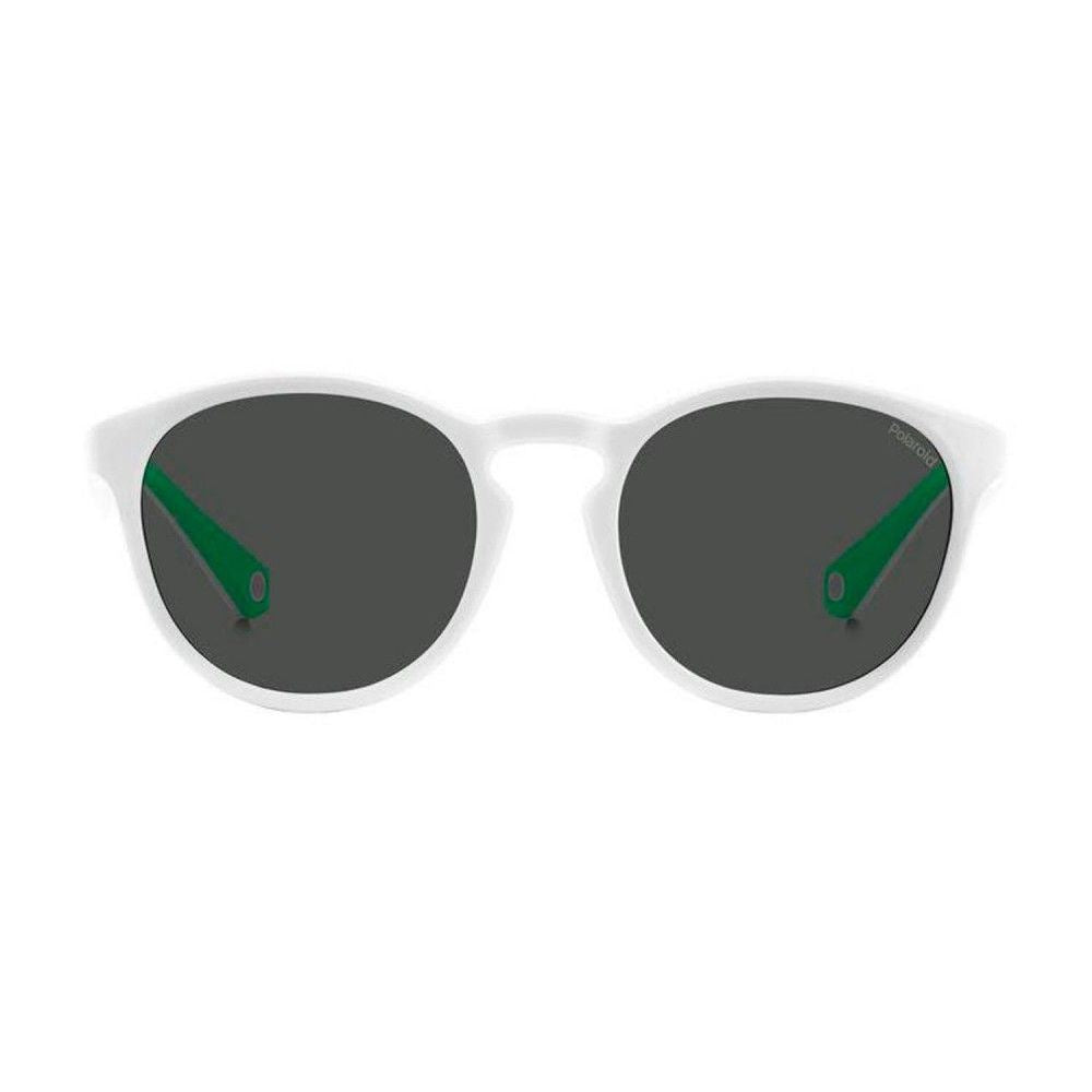 White Resin Sunglasses-Polaroid-LabelTerrace.com