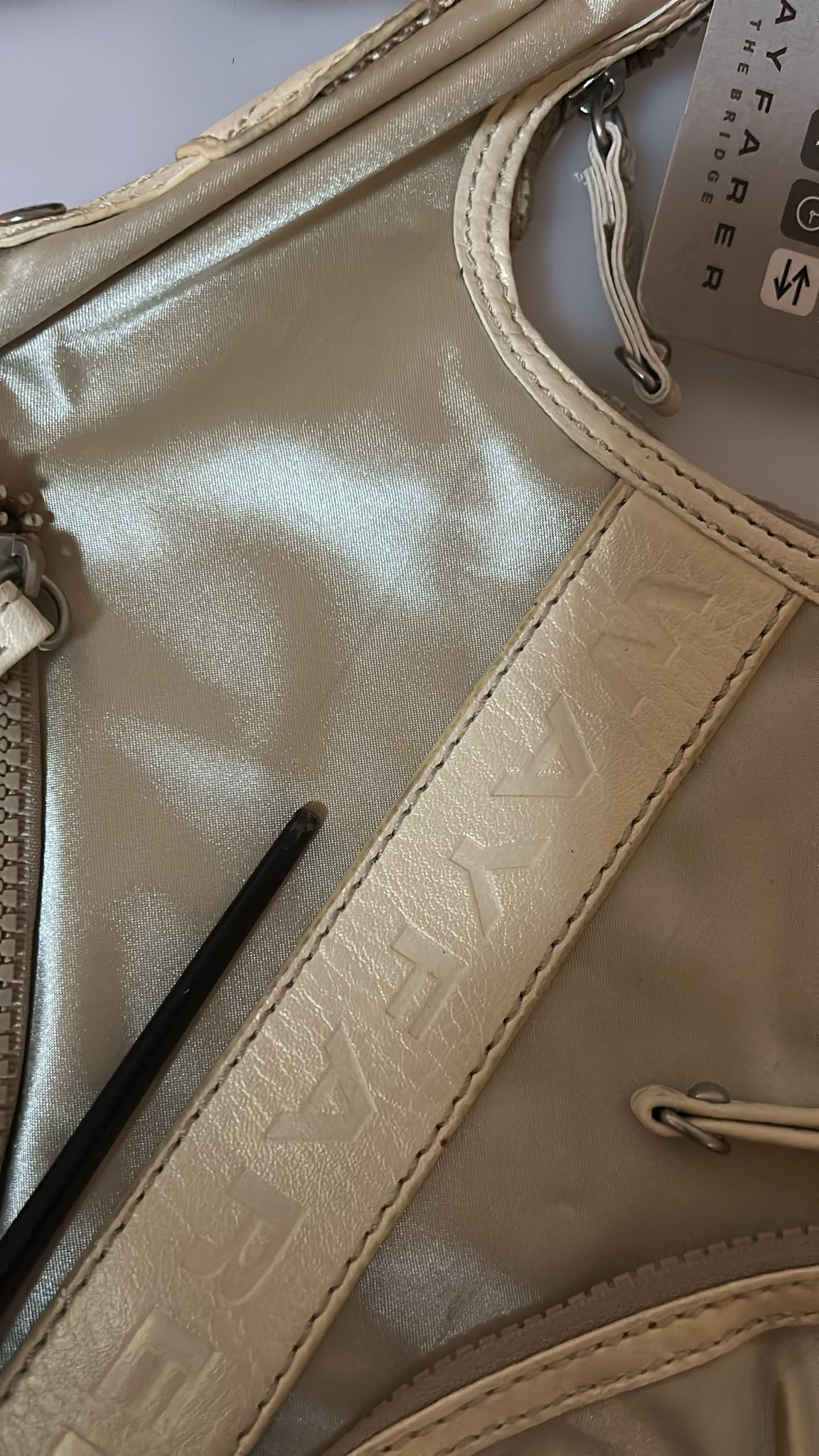 White Shoulder Crossbody Sling Fabric Purse-WAYFARER-LabelTerrace.com