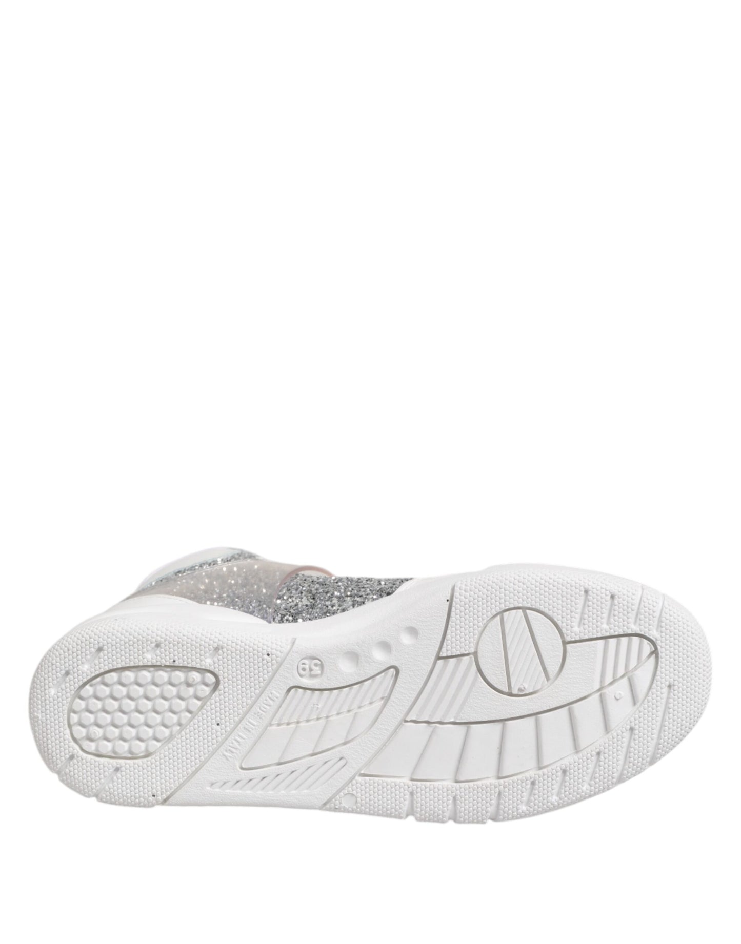 White Silver High Top Women Sneakers Shoes-Chiara Ferragni-LabelTerrace.com