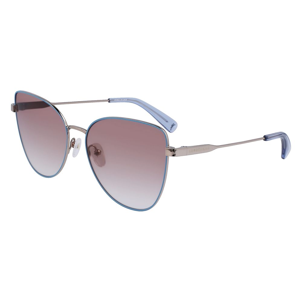 Yellow Metal Sunglasses-Longchamp-LabelTerrace.com