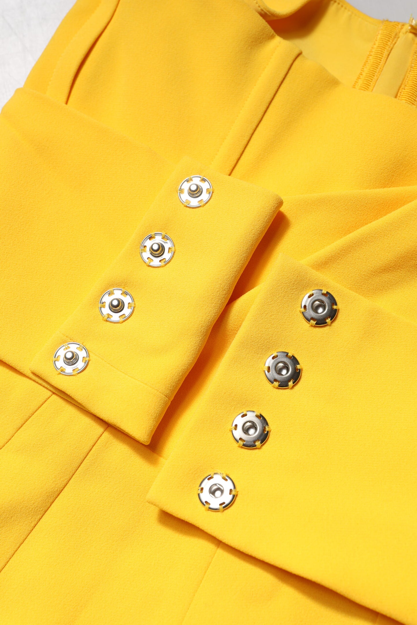 Yellow One Shoulder Side Slit Midi Dress-Dolce & Gabbana-LabelTerrace.com