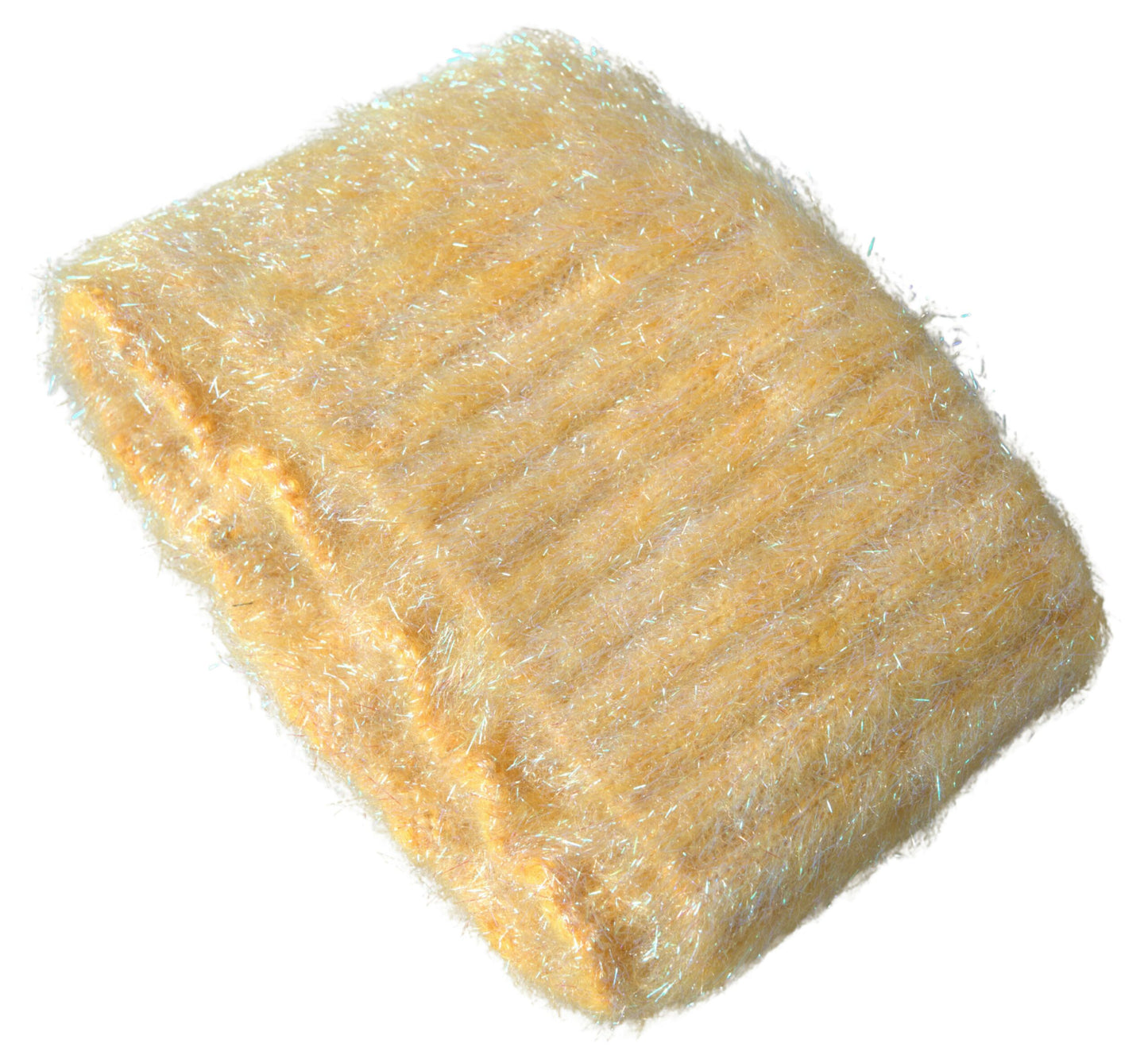 Yellow Polyester Mohair Fiber Neck Wrap Scarf-Dolce & Gabbana-LabelTerrace.com