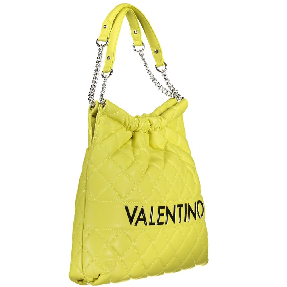 Yellow Polyethylene Handbag-Mario Valentino-LabelTerrace.com