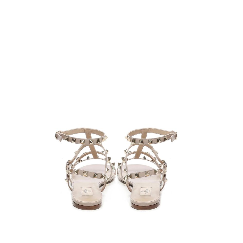 Rockstud flat sandals-Valentino Garavani-LabelTerrace.com
