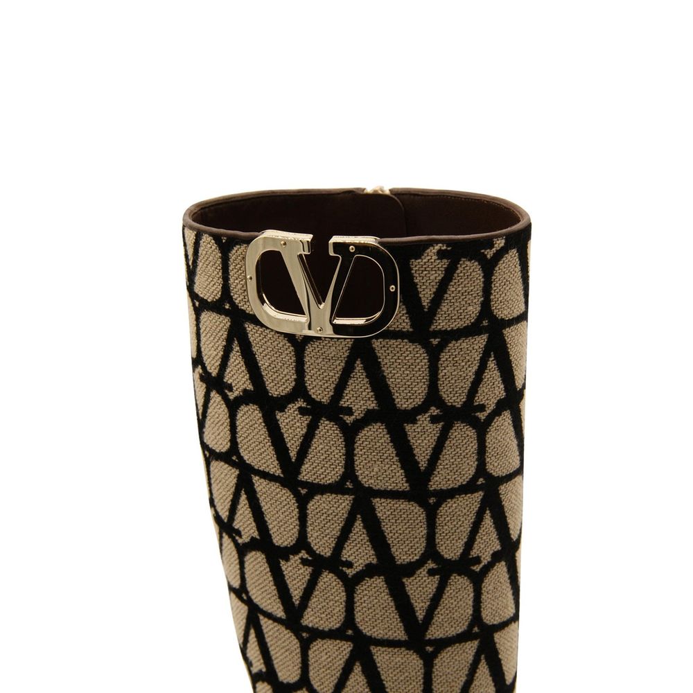 Canvas Logo Boots-Valentino Garavani-LabelTerrace.com