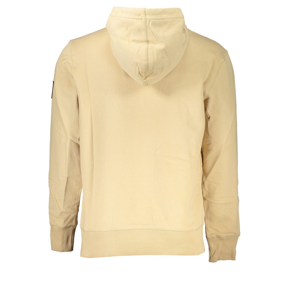 Beige Cotton Men Sweater-Calvin Klein-LabelTerrace.com