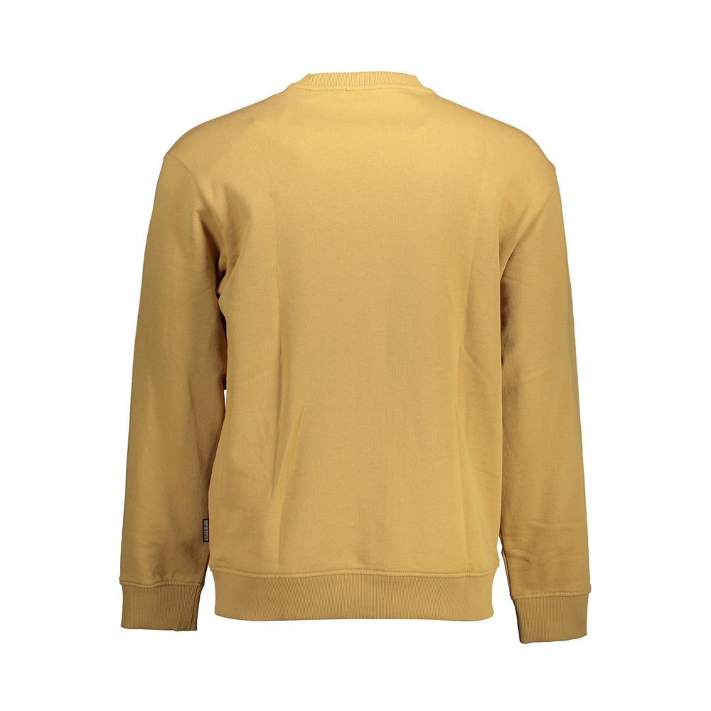 Beige Cotton Men Sweater-Napapijri-LabelTerrace.com