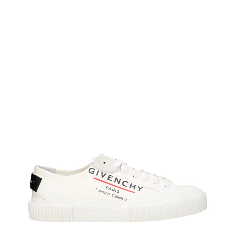 Beige Fabric Low Top Sneakers-Givenchy-LabelTerrace.com