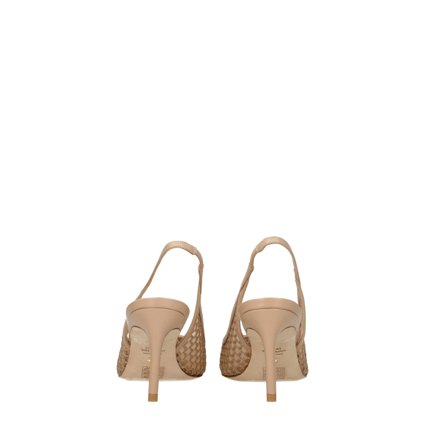 Beige Leather High Heel Pumps-Stuart Weitzman-LabelTerrace.com
