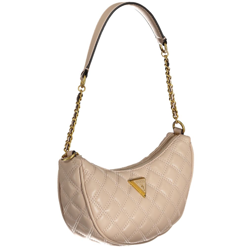 Beige Polyethylene Handbag-Guess Jeans-LabelTerrace.com