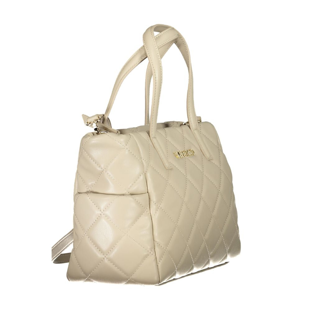 Beige Polyethylene Handbag