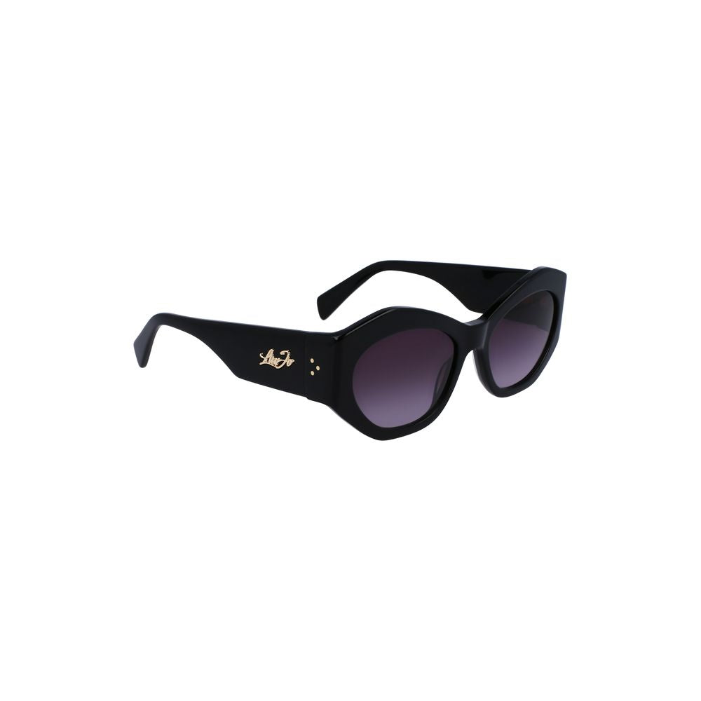 Black Acetate Women Sunglass-Liu Jo-LabelTerrace.com