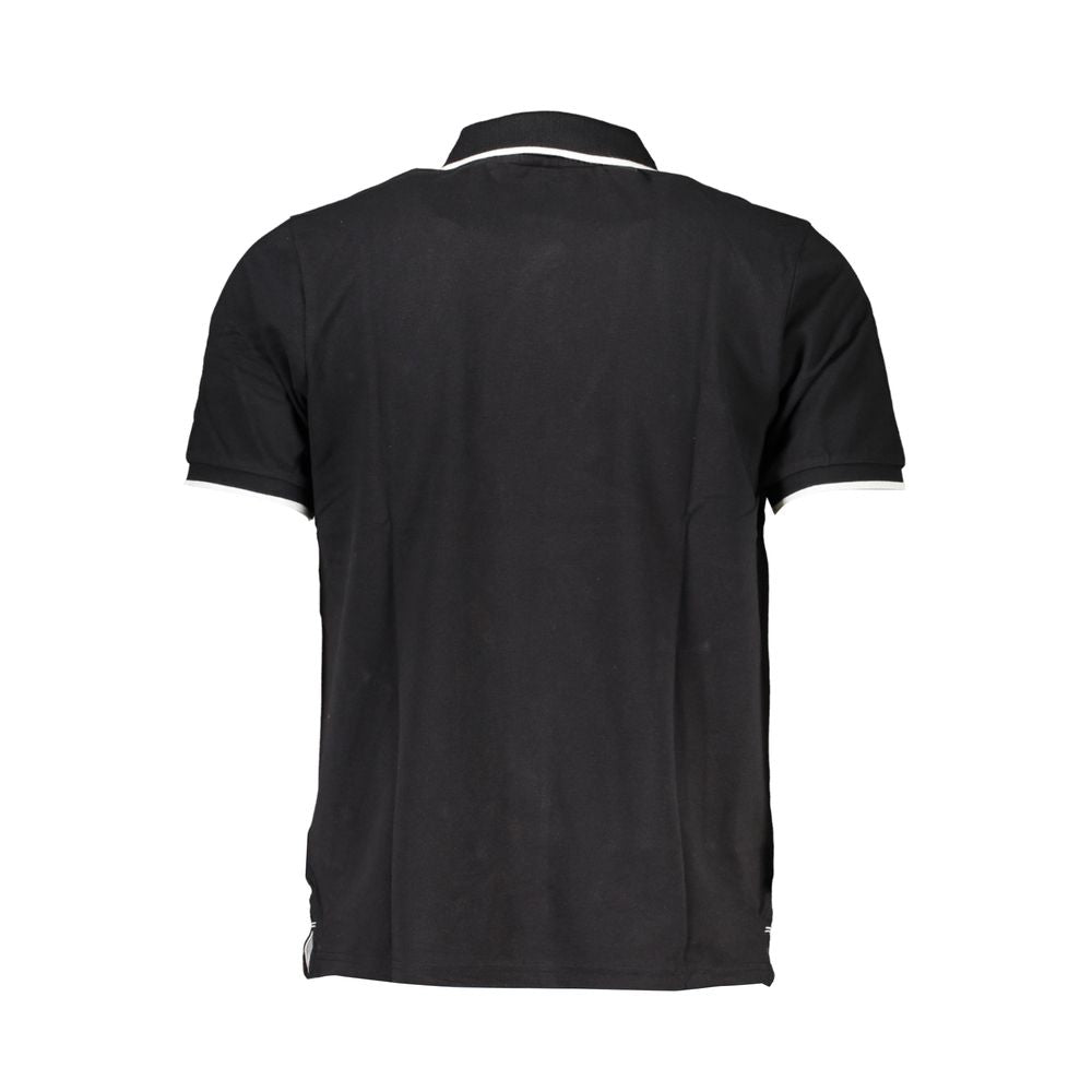 Black Cotton Polo Shirt-North Sails-LabelTerrace.com