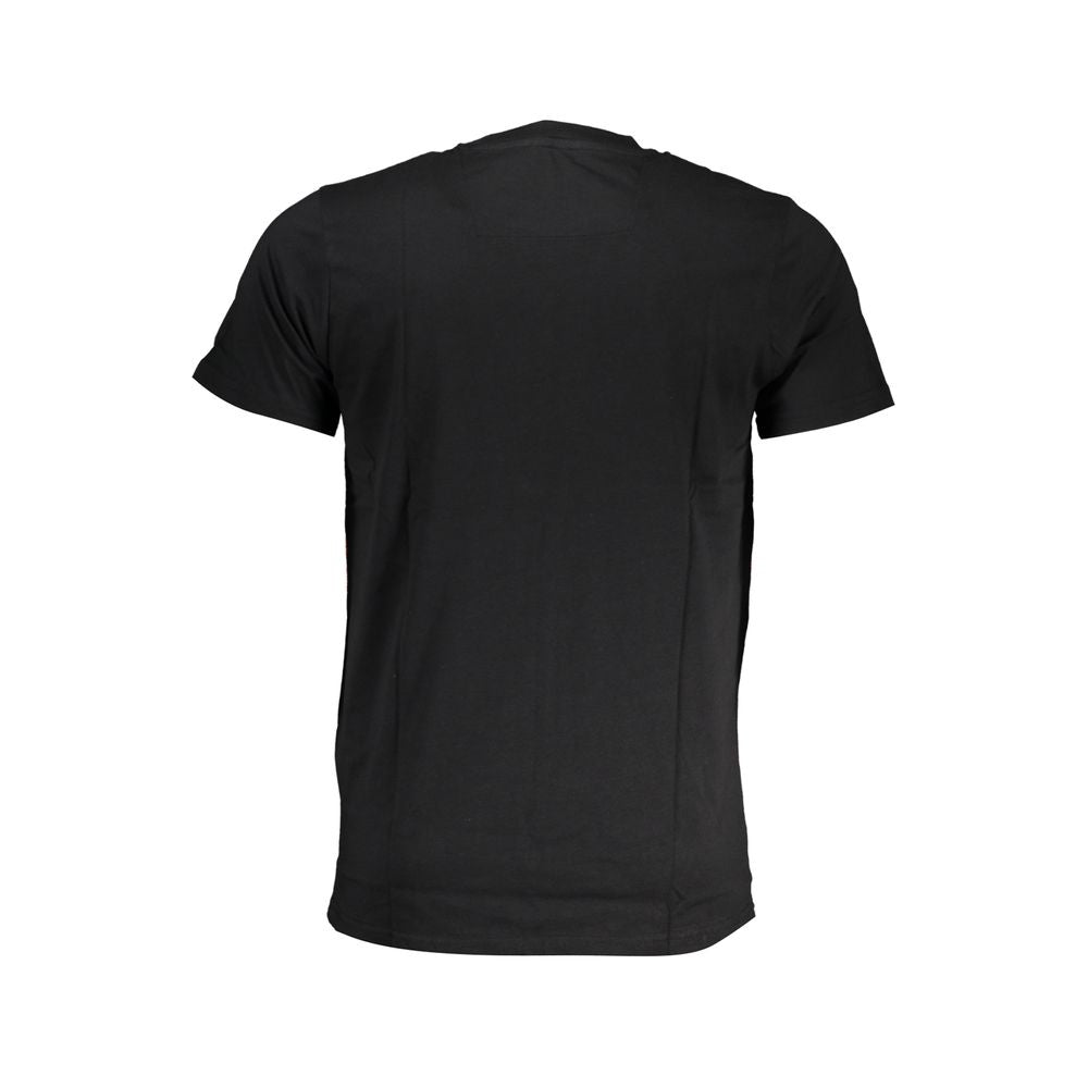 Black Cotton T-Shirt-Cavalli Class-LabelTerrace.com