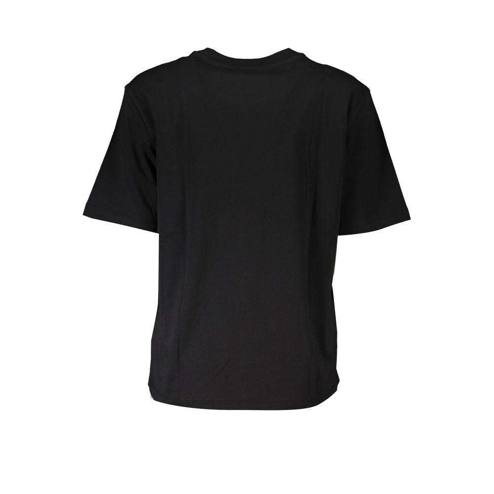 Black Cotton Women T-Shirt-Patrizia Pepe-LabelTerrace.com