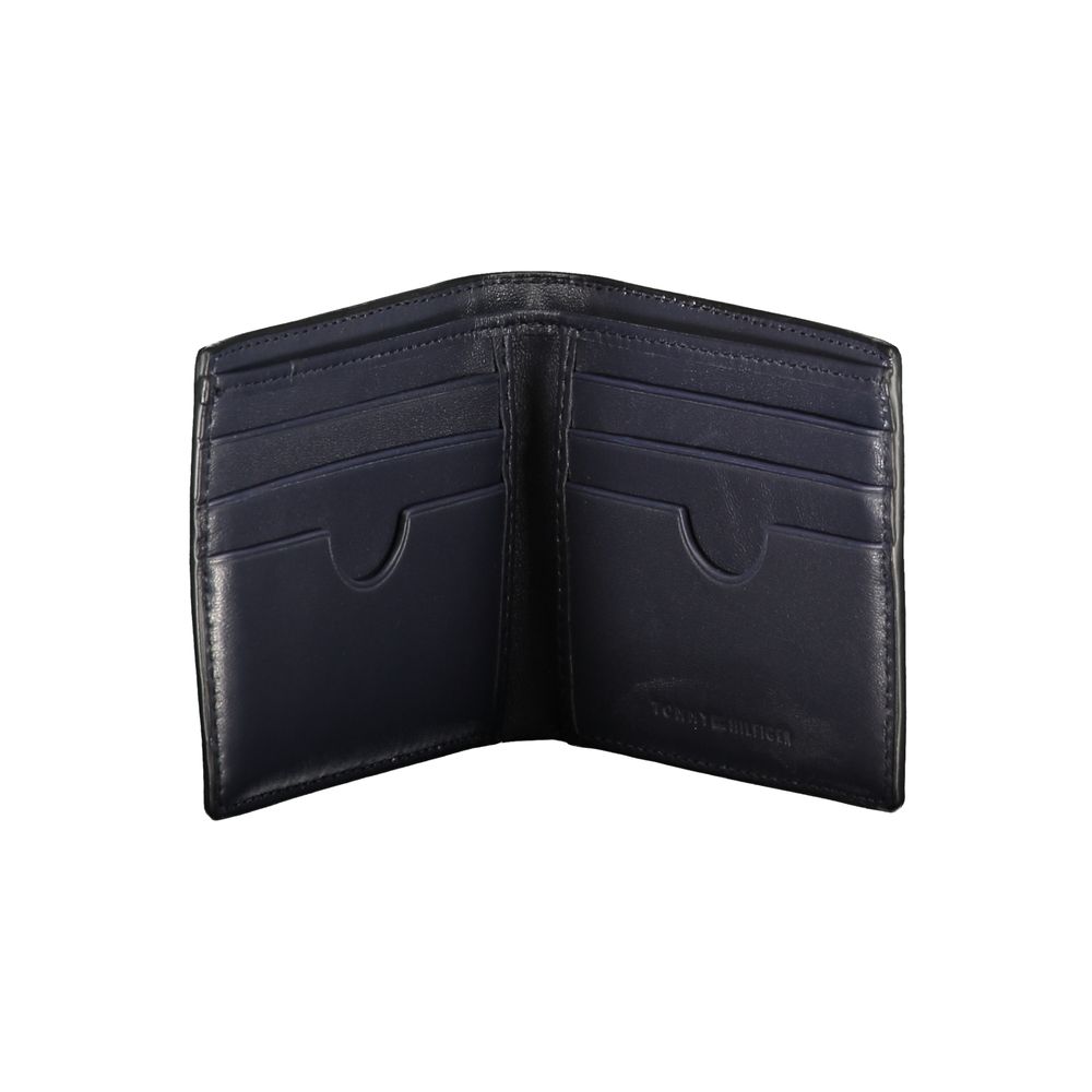 Black Leather Wallet-Tommy Hilfiger-LabelTerrace.com