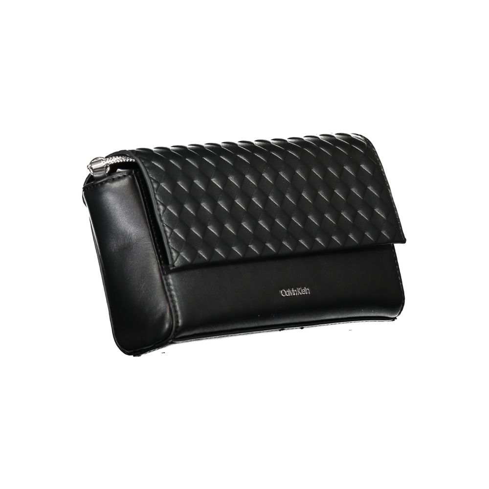 Black Polyester Handbag-Calvin Klein-LabelTerrace.com