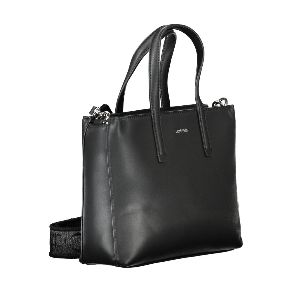 Black Polyester Women Handbag-Calvin Klein-LabelTerrace.com