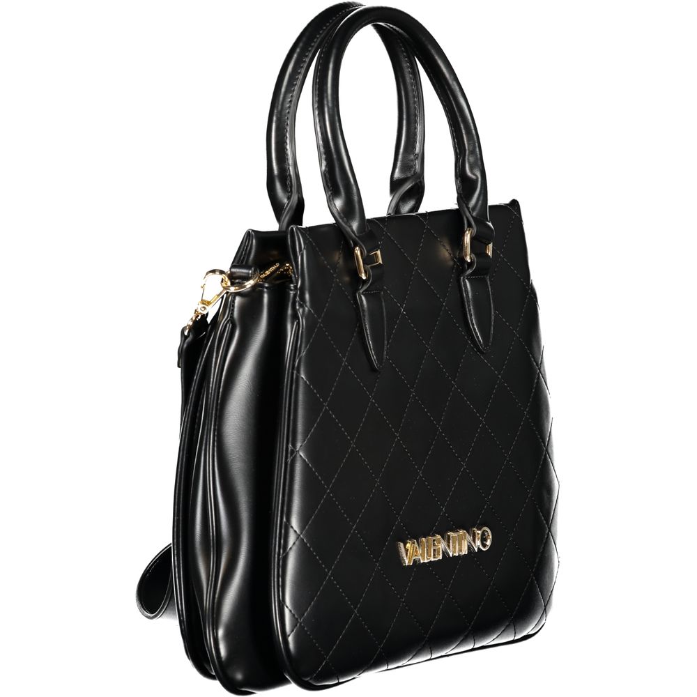 Black Polyethylene Women Handbag-Mario Valentino-LabelTerrace.com