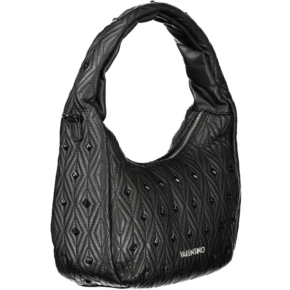 Black Polyethylene Women Handbag-Mario Valentino-LabelTerrace.com
