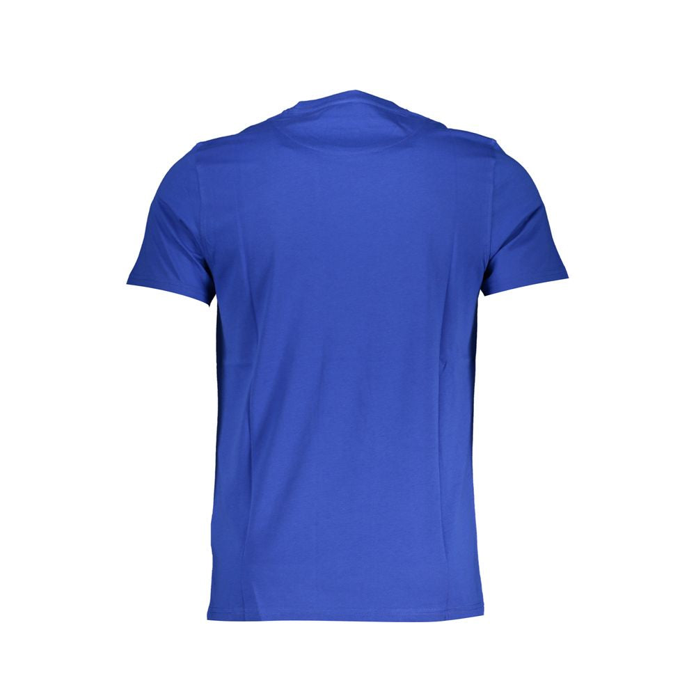 Blue Cotton T-Shirt-Harmont & Blaine-LabelTerrace.com