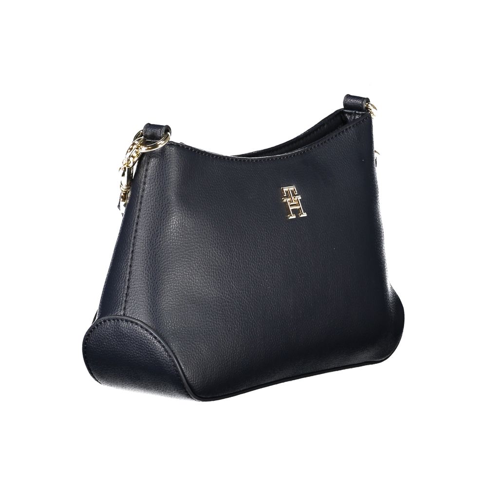 Blue Polyester Handbag-Tommy Hilfiger-LabelTerrace.com
