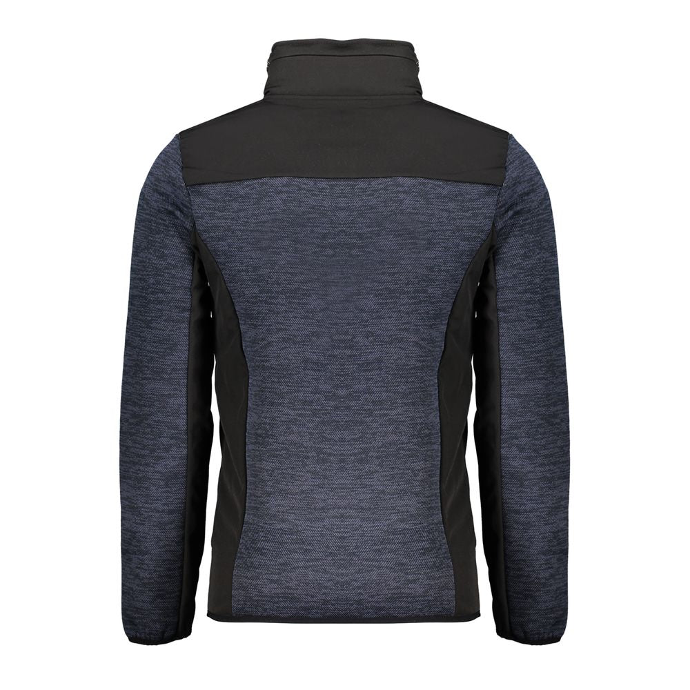 Blue Polyester Men's Sports Jacket-Norway 1963-LabelTerrace.com