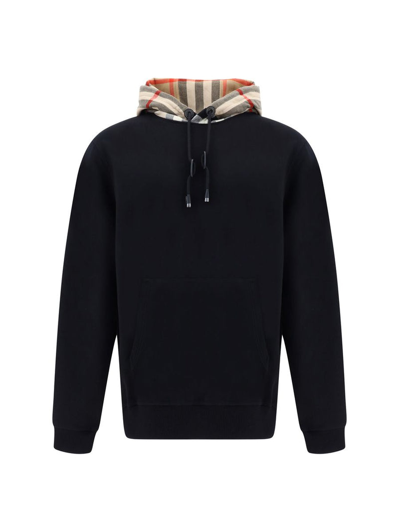 Elegant Oversize Black Samuel Hoodie-Burberry-LabelTerrace.com
