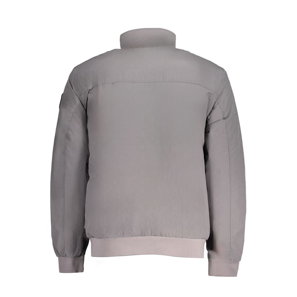 Gray Polyamide Men Jacket-Napapijri-LabelTerrace.com