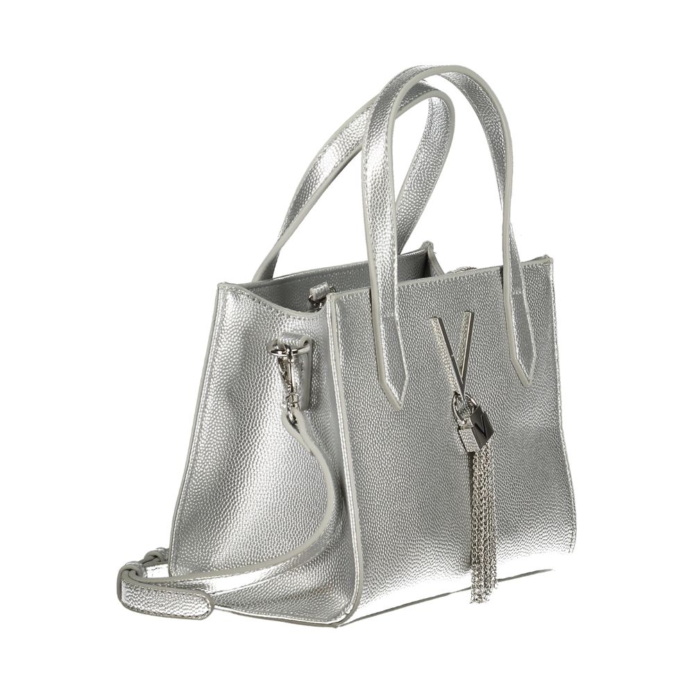 Gray Polyethylene Women Handbag-Mario Valentino-LabelTerrace.com