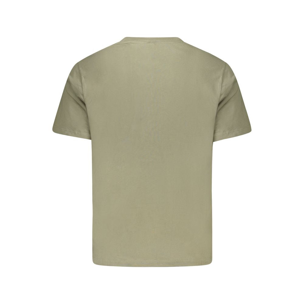 Green Cotton Men T-Shirt-Pepe Jeans-LabelTerrace.com