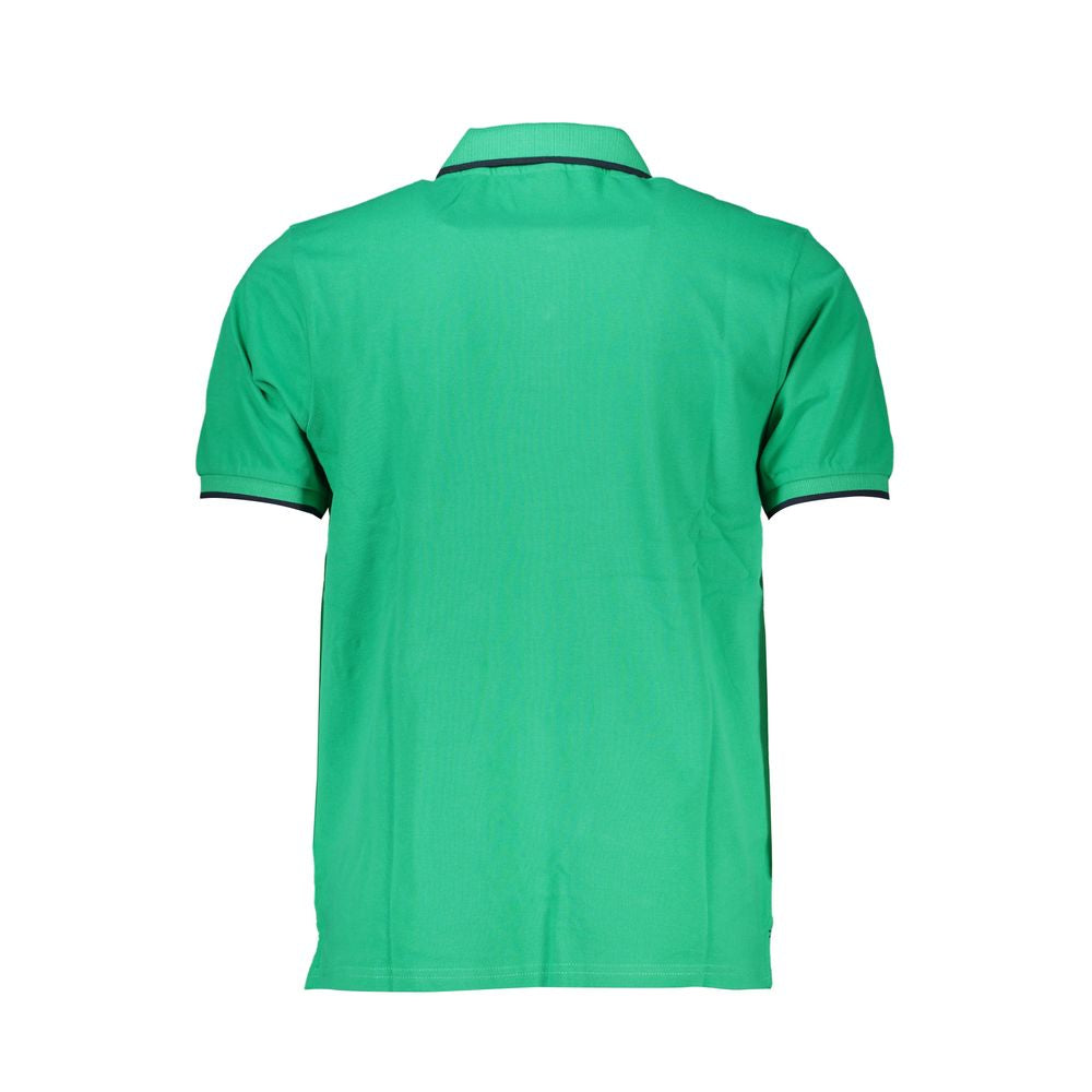 Green Cotton Polo Shirt-North Sails-LabelTerrace.com