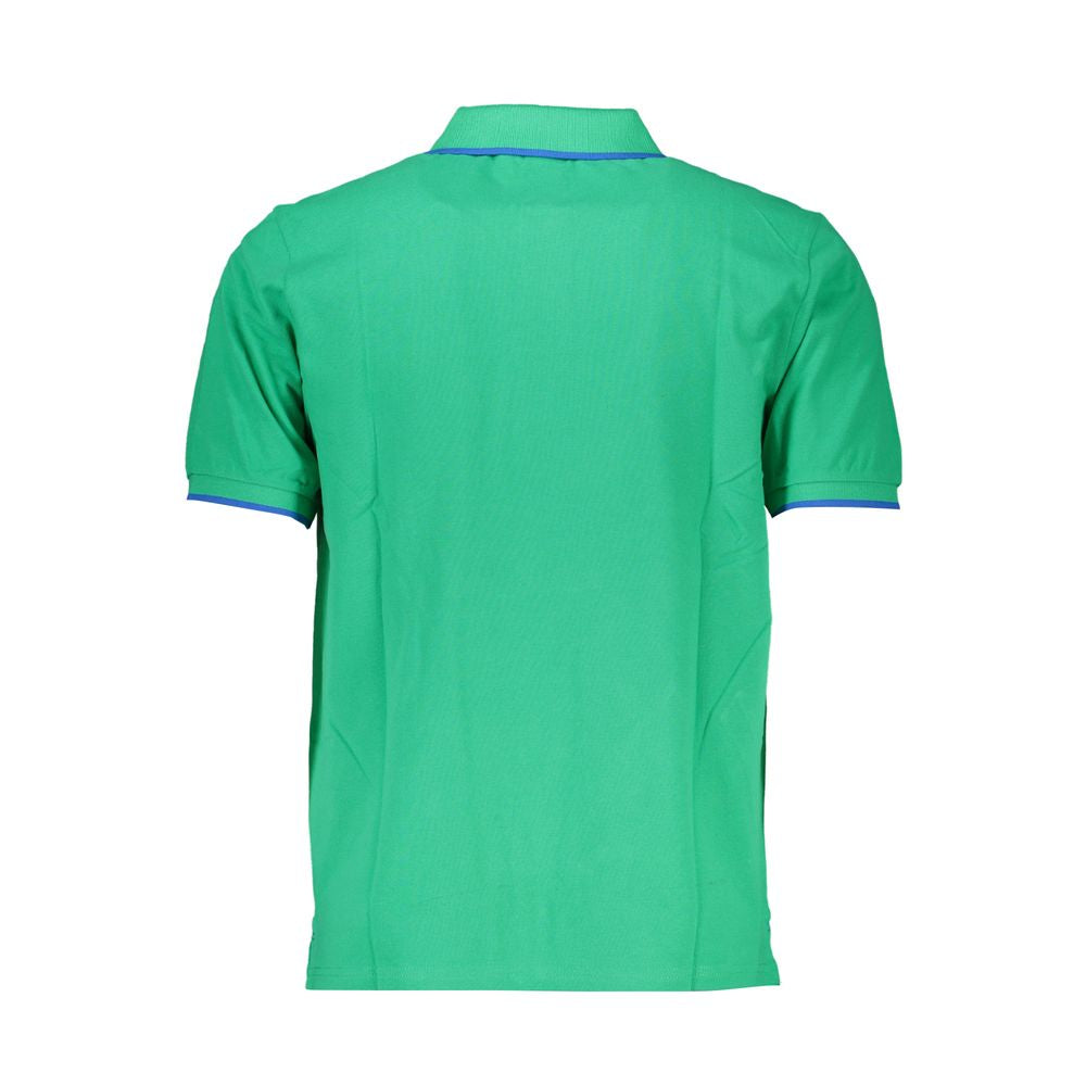 Green Cotton Polo Shirt-North Sails-LabelTerrace.com