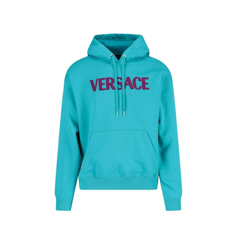 Cotton Logo Sweatshirt-Versace-LabelTerrace.com