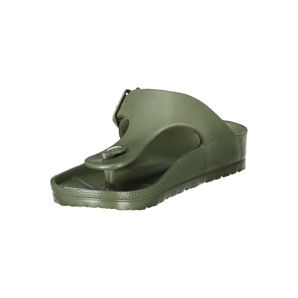 Green Plastic Mens Sandal