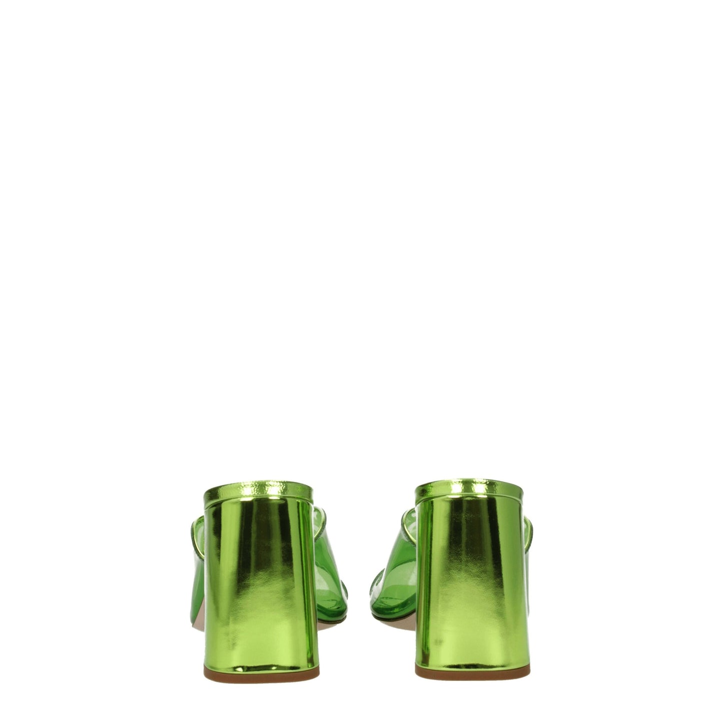 Green Plexiglass Platform Sandals-Miu Miu-LabelTerrace.com