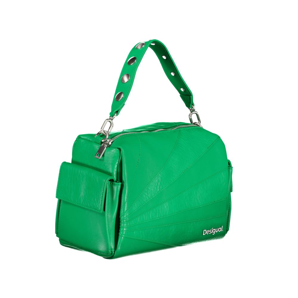 Green Polyethylene Handbag-Desigual-LabelTerrace.com
