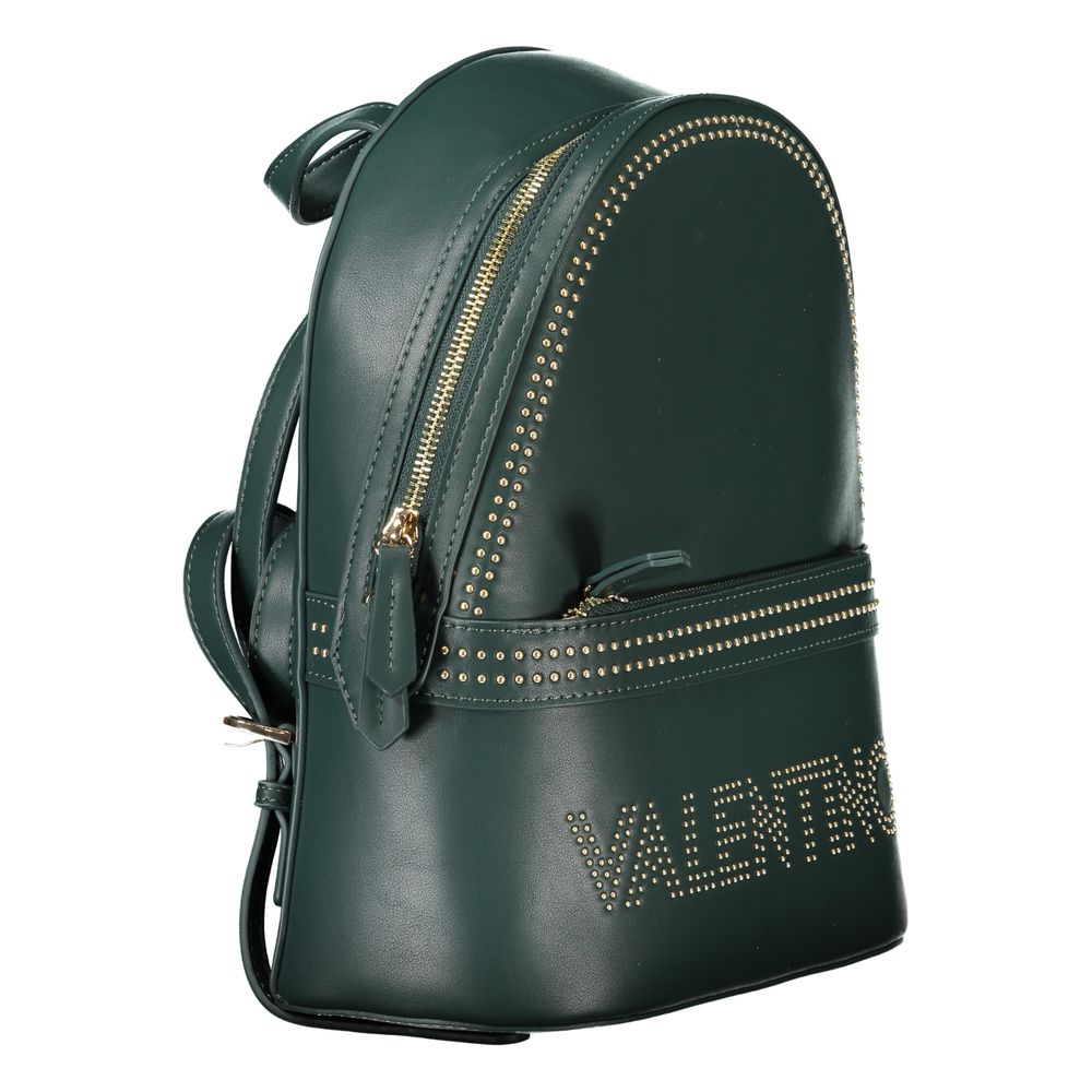 Green Polyethylene Women Backpack-Mario Valentino-LabelTerrace.com