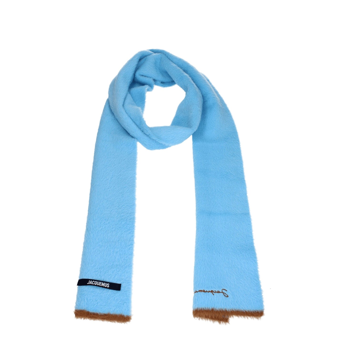 Light Blue Polyamide Scarf-Jacquemus-LabelTerrace.com