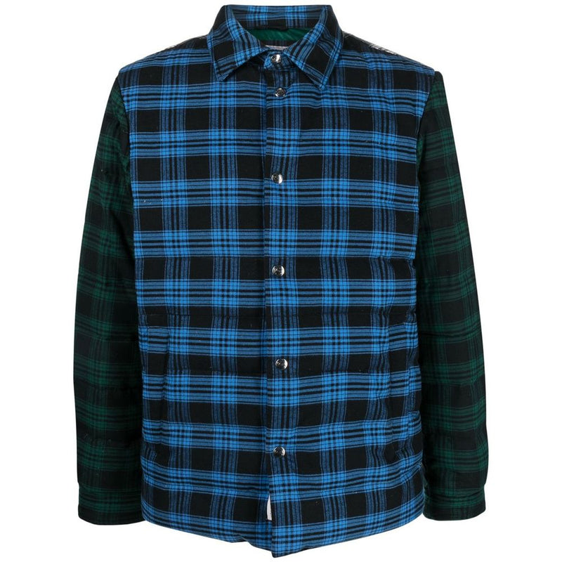 Multicolor Cotton Men Jacket-Woolrich-LabelTerrace.com
