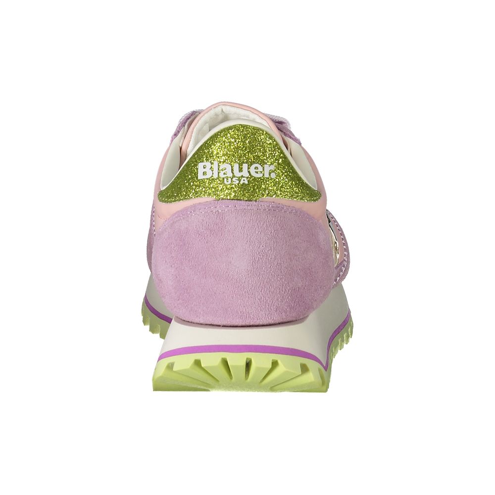Pink Polyester Sneaker-Blauer-LabelTerrace.com