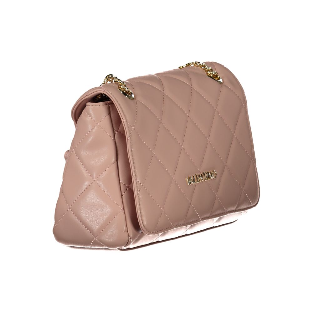 Pink Polyethylene Women Handbag-Mario Valentino-LabelTerrace.com