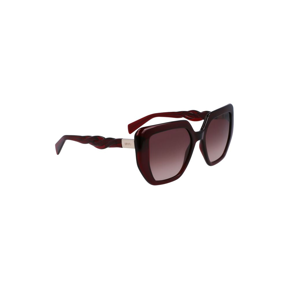 Red Bio-Injected Women's Sunglass-Liu Jo-LabelTerrace.com