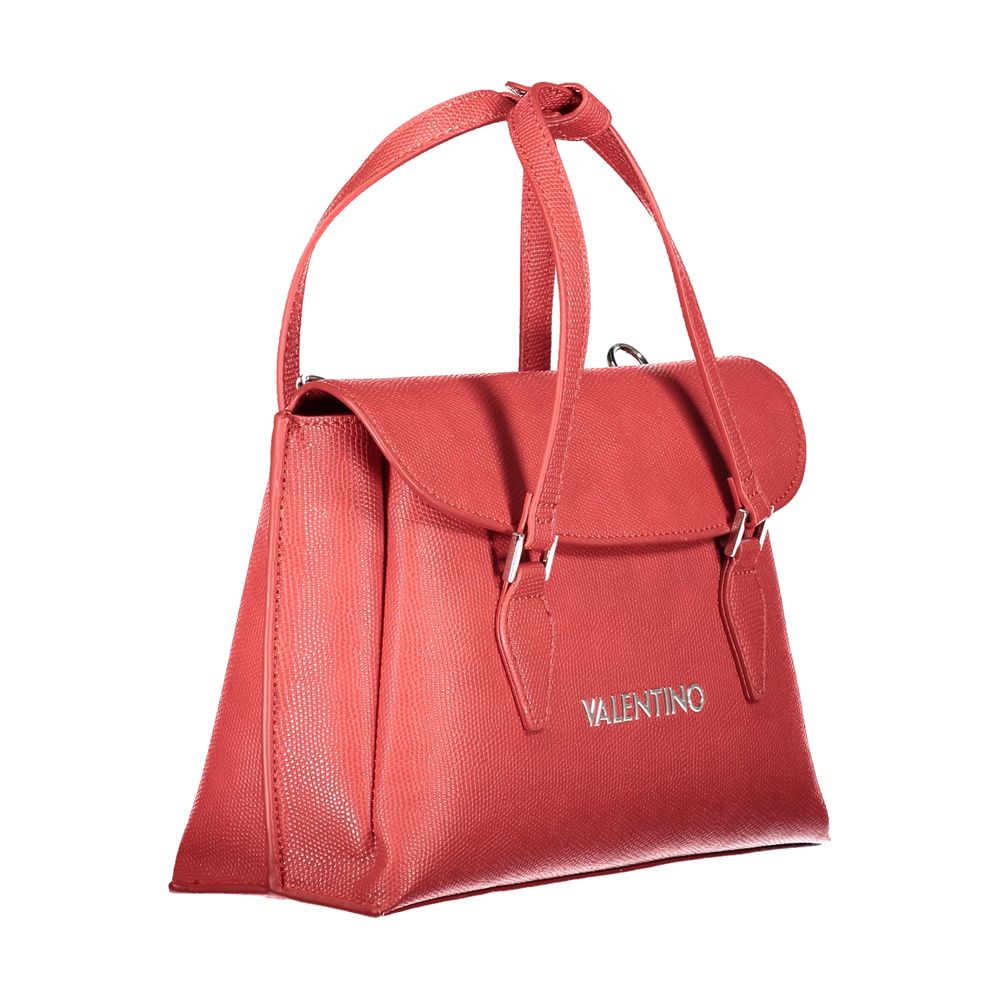 Red Polyethylene Women Handbag-Mario Valentino-LabelTerrace.com